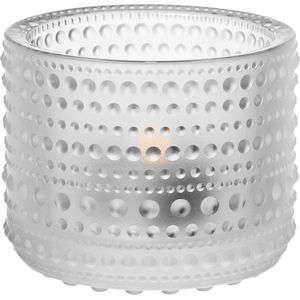 Iittala Kastehelmi Theelichthouder / Kaarshouder / Waxinelichthouder Glas Sfeerlicht Mat 64mm 1 Stuk