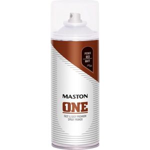Maston ONE - Spuitverf - Primer - Rood - 400ml - grondverf spuitbus