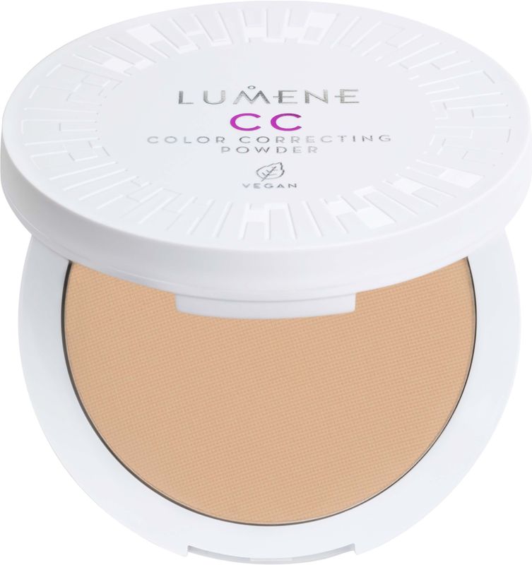 Lumene - Nordic Makeup - Color Correcting Compacte Poeder - Tint No. 3 - 10 gr