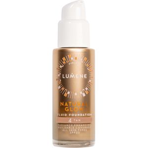 Natural Glow Fluid Foundation SPF20 Verhelderende & Egaliserende Foundation 4 Tan 30ml