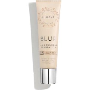 Lumene - Blur 16h Longwear - Foundation - Tint 0,5 Fair Nude - 30 ml
