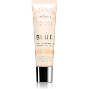 Lumene - Blur 16h Longwear - Foundation - Tint 2 Soft Honey - 30 ml