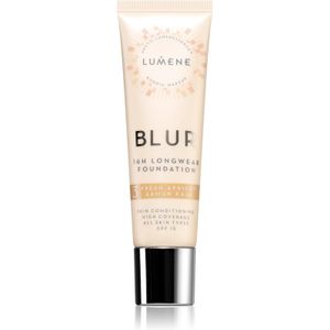 Lumene - Blur 16h Longwear - Foundation - Tint 3 Fresh Apricot - 30 ml
