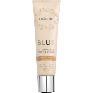 Lumene - Blur 16h Longwear - Foundation - Tint 4 Warm Honey - 30 ml
