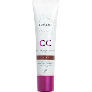 Lumene - CC COLOR CORRECTING CREAM SPF20 SHADE MEDIUM Foundation 30 ml DEEP
