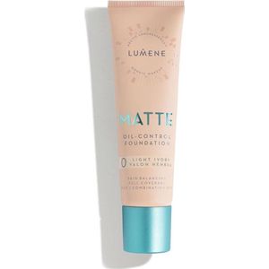 Lumene - Matte Oil-Control - Foundation - Light Ivory - 30 ml