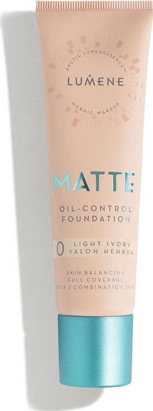 Lumene - Matte Oil-Control - Foundation - Light Ivory - 30 ml