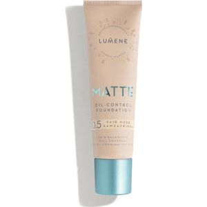 Lumene - Matte Oil-Control - Foundation - Tint 0,5 Fair Nude - 30 ml