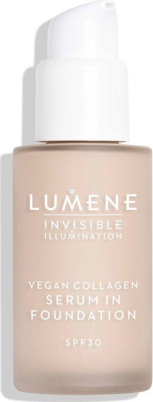 Lumene - Invisible Illumination - Foundation - Lichte Kleur - Vegan Collagen - 30 ml