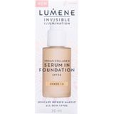 Lumene - Invisible Illumination - Foundation - Licht - Vegan Collagen Serum - 30 ml