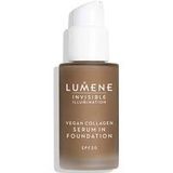 Lumene Invisible Illumination Vegan Collagen Serum in Foundation Spf30 Vloeibare foundation, 8, 30 ml
