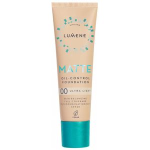 Lumene Matte Oil-Control Foundation SPF20 00 Ultra Light (30 ml)