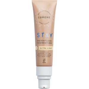 Lumene Stay Weightless vloeibare foundation met matte finish SPF 30 Tint 0 Ultra Light 30 ml