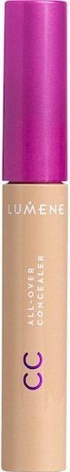 Lumene - CC All-Over Concealer - Crèmige Concealer - Tint 2 Medium - 8.5 ml