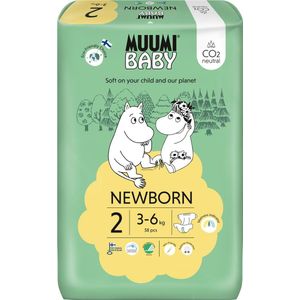 Moomin Ecologische Luiers Maat 2 Mini 56 stuks