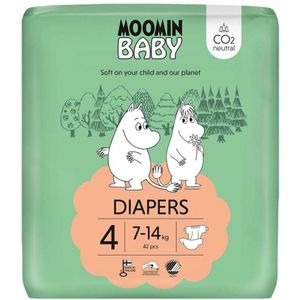 Moomin Ecologische Luiers Maat 4 Maxi 42 stuks