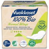 Vuokkoset Bio Maandverband Normal Wings 12 stuks