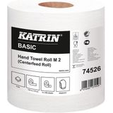 Handdoekrol Katrin centerfeed 2-laags wit medium 150mx178mm