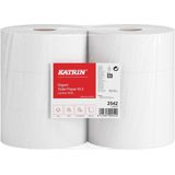 Toiletpapier Katrin Jumbo 2-laags wit 1200vel