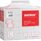 Katrin - Handdoek - 2-laags - Helderwit - Multifunctioneel - Z-vouw