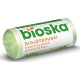 Bioska - Afvalzakken - 10 Liter - 15 Stuks - Composteerbaar