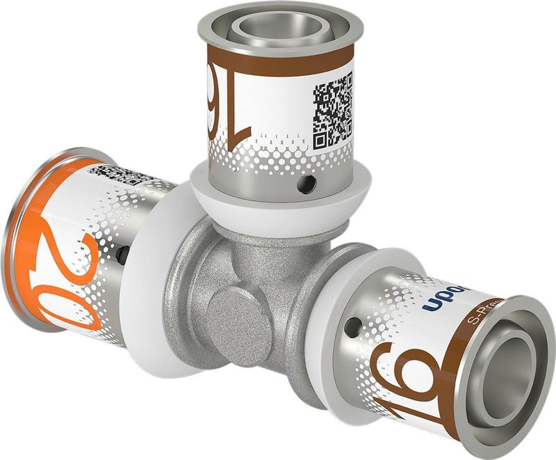 S-Press plus T-Stück reduziert 20-16-16 - Uponor