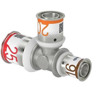 Uponor - S-Press Plus - T-Stuk - Grijs - 25x20x16mm