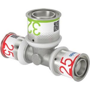 Uponor - S-Press Plus - T-Stuk - Grijs - 25x32x25mm