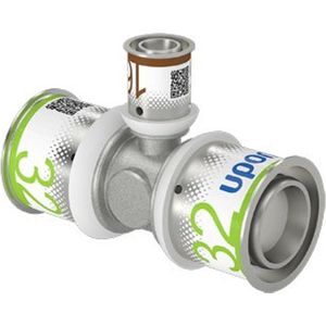 Uponor S-Press Plus T-Stuk Messing 32X16X32