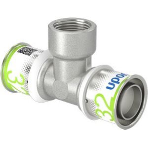 Uponor MLC perskoppeling T stuk 32 x 3/4 x 32 binnendraad