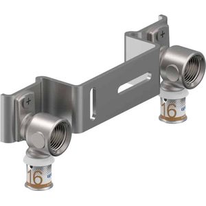 Uponor S-Press PLUS Montageeinheit Gemini 16-Rp1/2"FT c/c150mm, 1070664