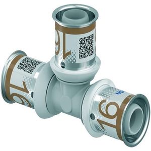 Uponor S-Press Plus trójnik PPSU 16-16-16mm (1039944)