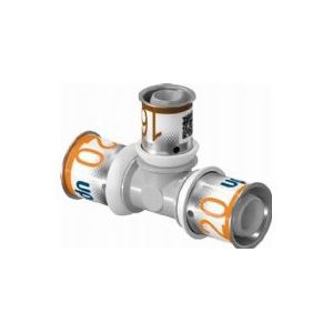 Uponor - T-Stuk - Grijs - Kunststof - 25mm x 20mm x 20mm