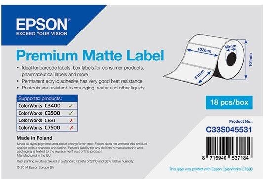 Epson Premium Matte Label