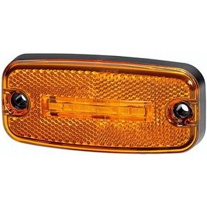 Zijmarkl.LED 24V,z/Steun,m/Kabel 10m