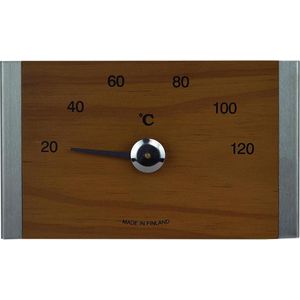 Saunia - sauna thermometer - hout en RVS