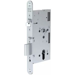 ABLOY EL160 Veiligheidspaniekdeurslot | zelfvergrendelend | SKG** | DM65mm | PC72mm | voorplaat RVS 24x235mm afgerond | DR 1+2+3+4 - 10013772