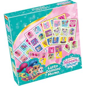 Tactic Shimmer&Shine 3-in-1: Memo - Lotto - Domino | Games | bol