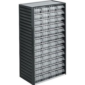 Magazijn voor kleine onderdelen 55, h x b x d = 550 x 310 x 180 mm, 48 laden