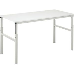 Treston Werktafel serie TP, basistafel, handmatig in hoogte verstelbaar, b x d = 1500 x 500 mm
