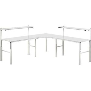 Werktafel, manueel in hoogte verstelbaar 650 tot 900 mm, koppeling 90° Treston