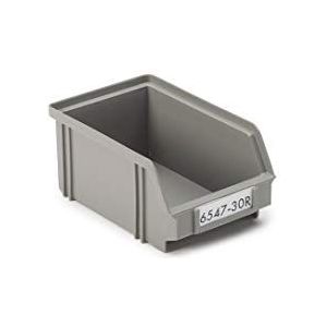 Kennoset 6547-30R opbergdoos van gerecycled polypropyleen, RAL 7023 x 103 x 160 x 73 mm, grijs