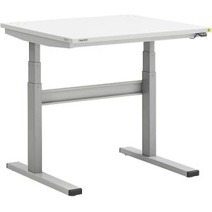 Treston Werktafel, elektrisch in hoogte verstelbaar, ESD-uitvoering, b x d = 900 x 800 mm