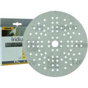 MIRKA Iridium Schuurschijven - 150mm - P120 - 10 Stuks