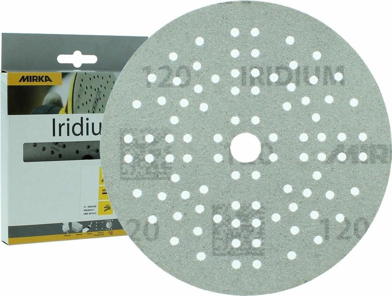 MIRKA - Iridium Schuurschijven - 150mm - 10 Stuks - Keramisch en Aluminiumoxide