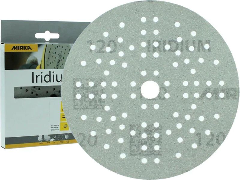 MIRKA - Iridium - Schuurschijven - 150mm - 10 stuks