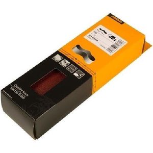 Mirka Red 3 x schuurbanden 75x457mm / korrel P80 / hoogwaardige schuurband voor bandschuurmachine / voor het schuren van hout en metaal