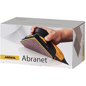Mirka Abranet netschuurstroken 70x125 mm klittenband / korrel P500 / 50 stuks / voor het schuren van hout, plamuur, lak, kunststof / 5414905051