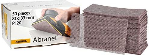 Abranet - Schuurbanden - 81 x 133 mm - Korrel P120 - 50 Stuks