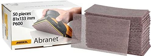 Abranet - Netschuurband - 81 x 133 mm - Korrel P600 - 50 Stuks
